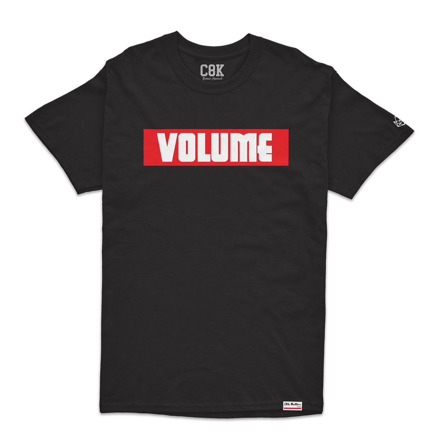 CBV RED TAPE COLLAB TEE - BLK