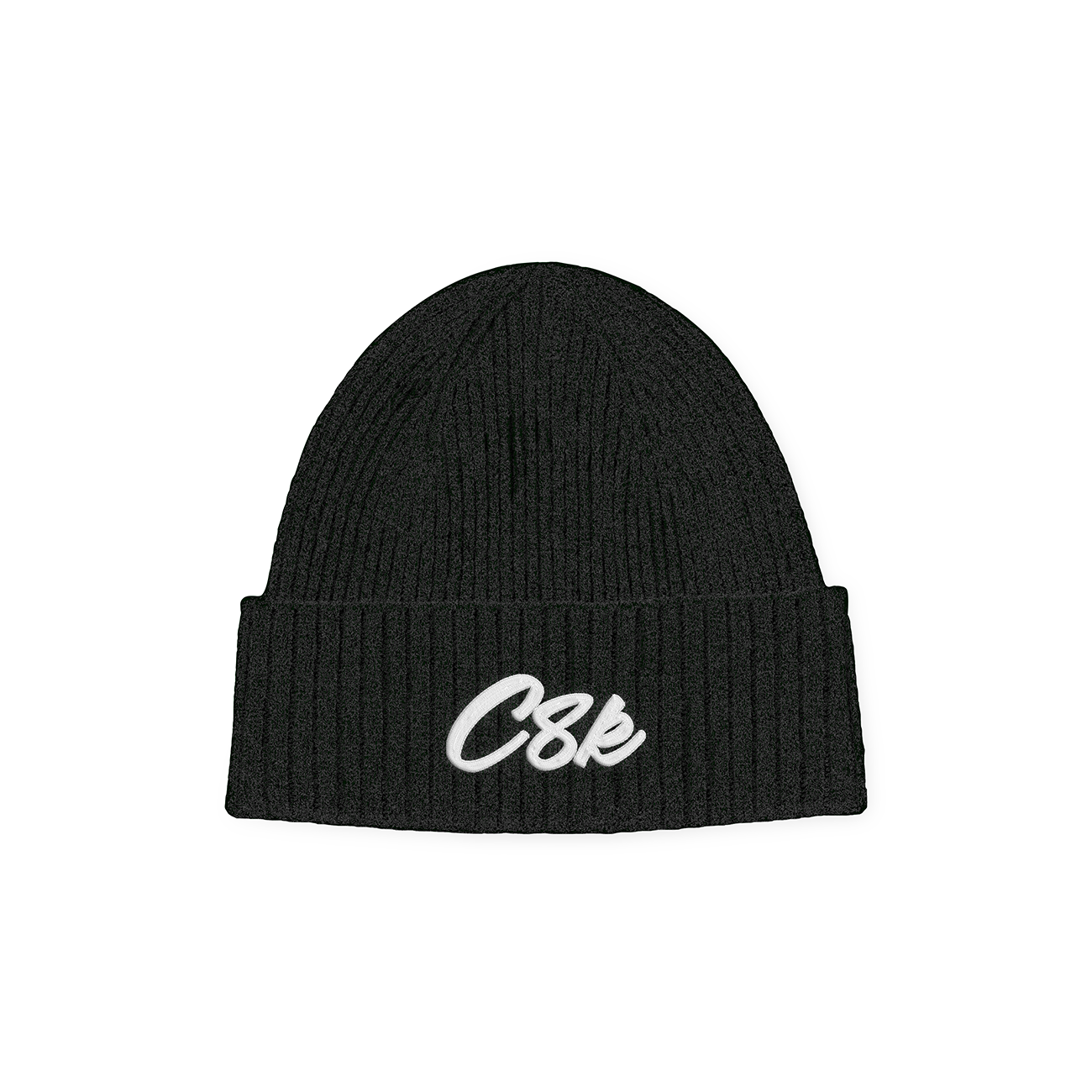 CURSIVE C8K BEANIE - BLACK