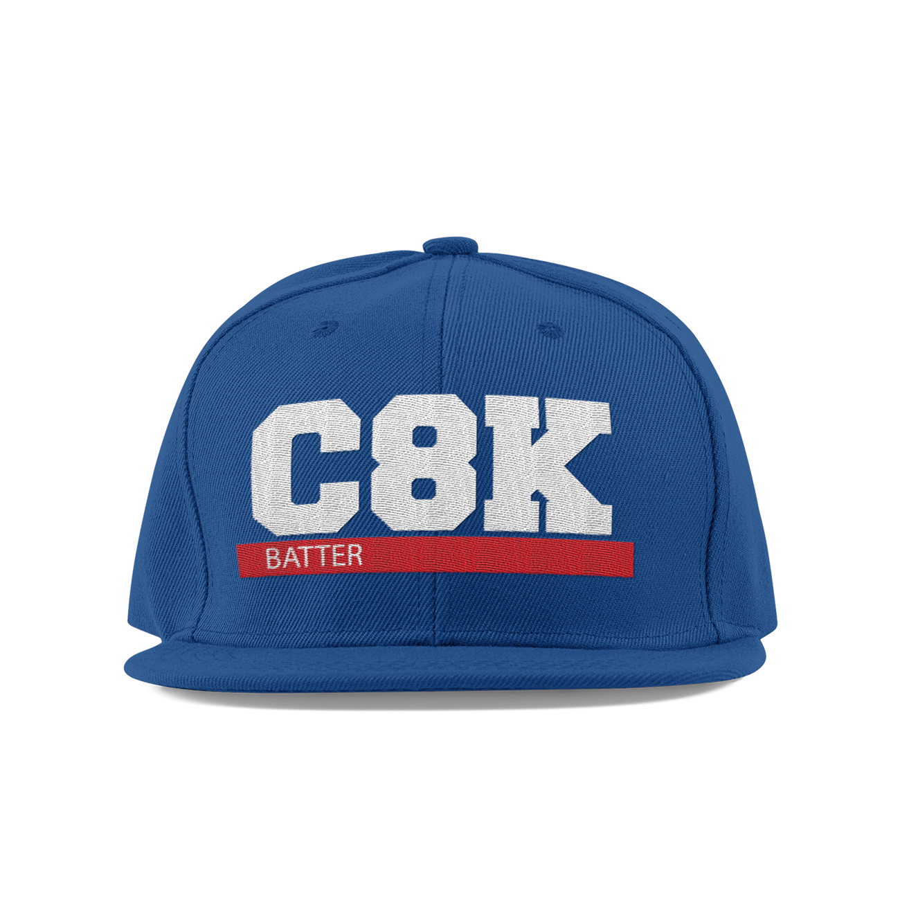 C8K RED STRIP SNAPBACK - ROYAL BLUE