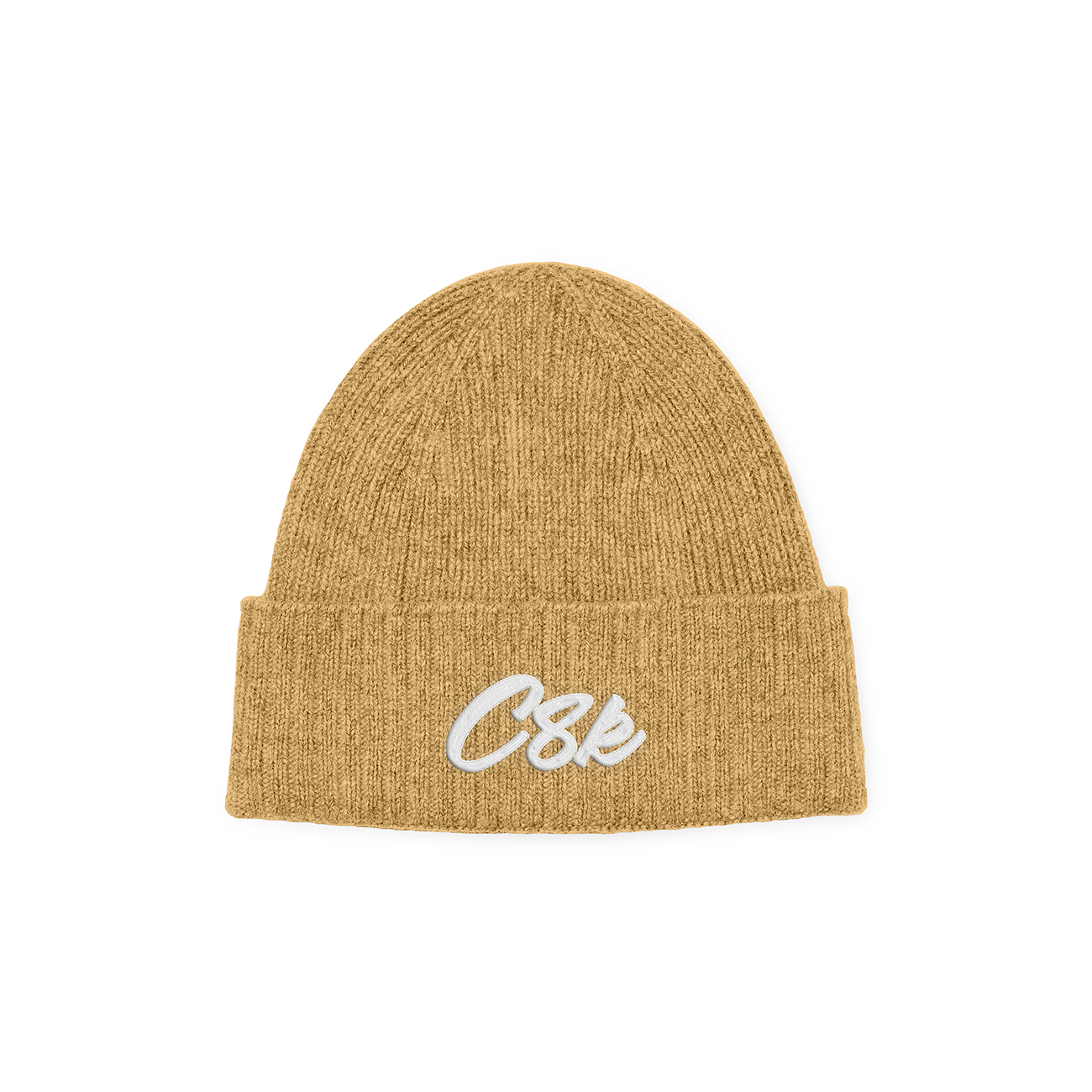 CURSIVE C8K BEANIE - TAN